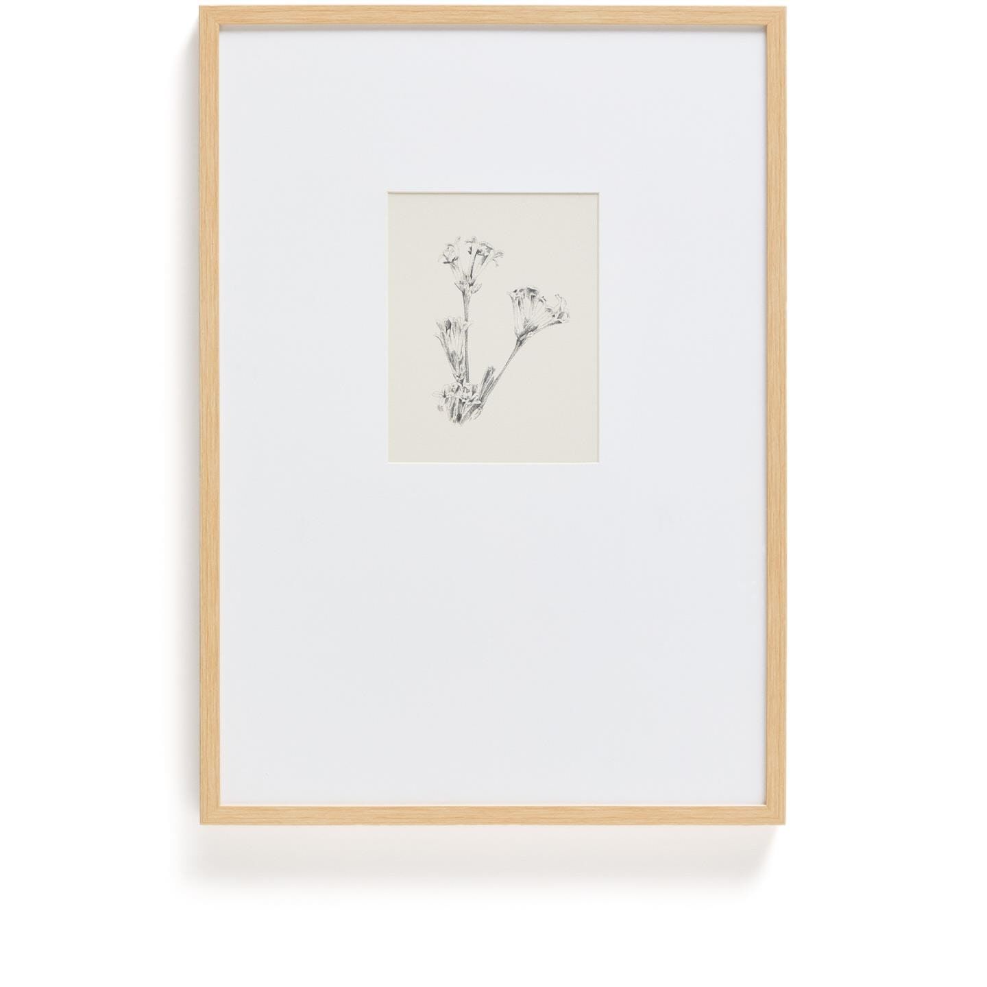 Botanisch Schilderij Lirena – Elegante Wanddecoratie 50×70 cm in Beige