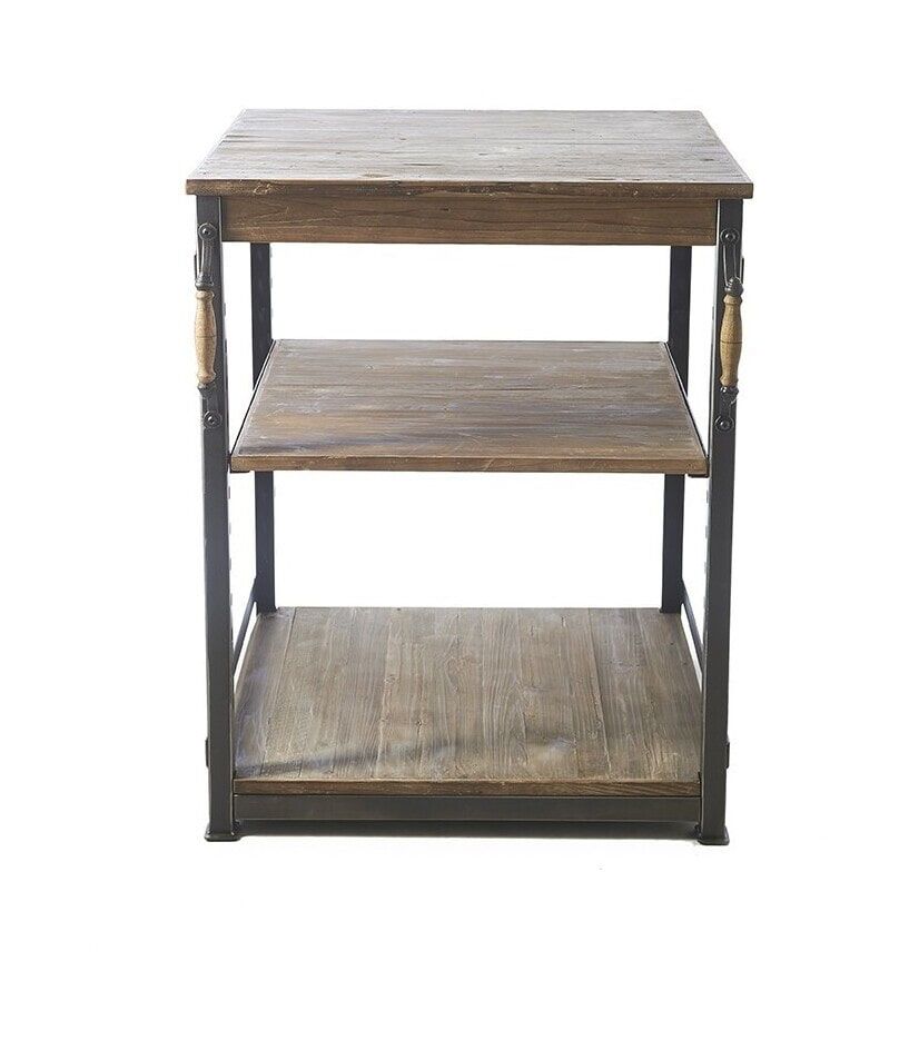 Bowery Wandkast van Rivièra Maison – 80 cm Hoog, Warm Sparrenhout
