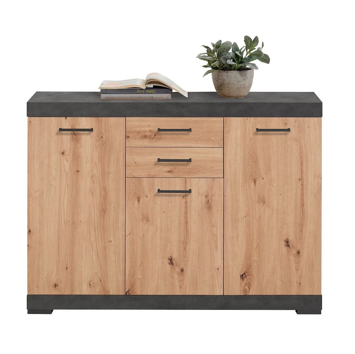 Bristol 3XL Dressoir 120 cm – Matera artisan eiken, ruimtebesparend & Duits vakwerk