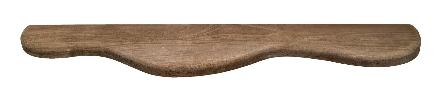 Brix Livo Organische Wandplank van Mangohout – 100 cm, Warme Bruine Toon