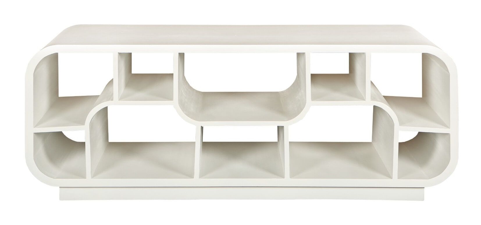 Brix Morgan TV‑meubel in Mangohout – 130 cm, Off White