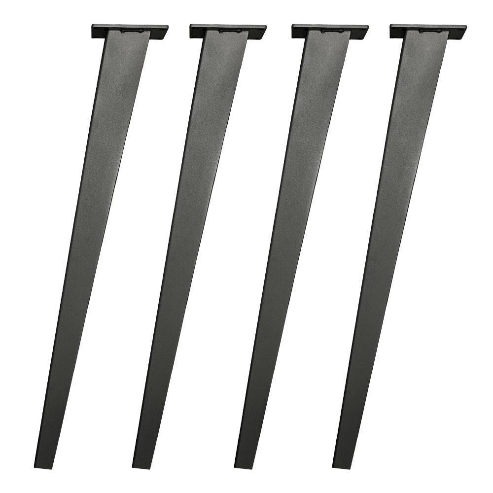 Bronzen stalen tafelpoot – 72 cm, set van 4 | Furniture Legs Europe