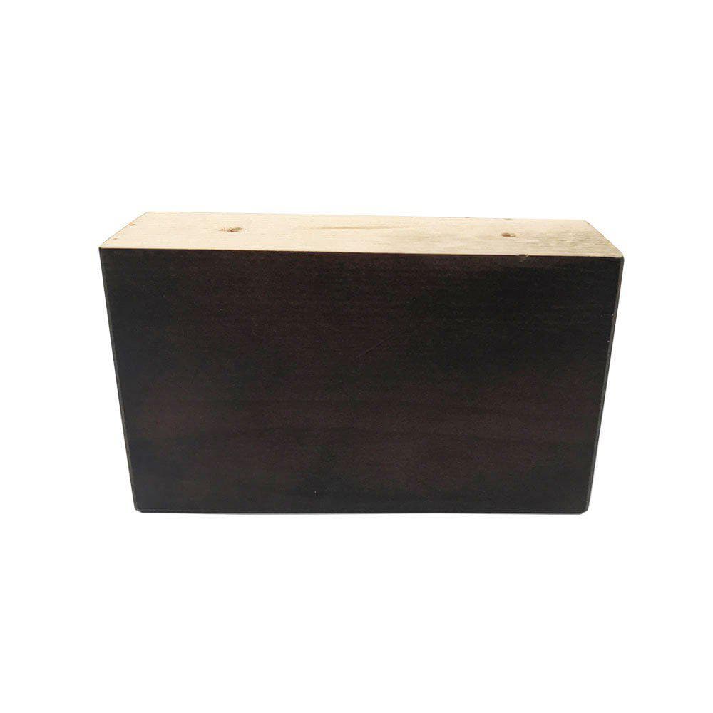 Bruine houten meubelpoot 15 × 5 cm – massief, stijlvol & veelzijdig