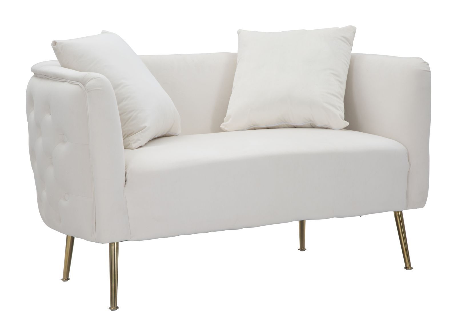 BucaRest crema bank – stijlvolle Italiaanse zitplek van Mauro Ferretti (127 × 74 × 73 cm)