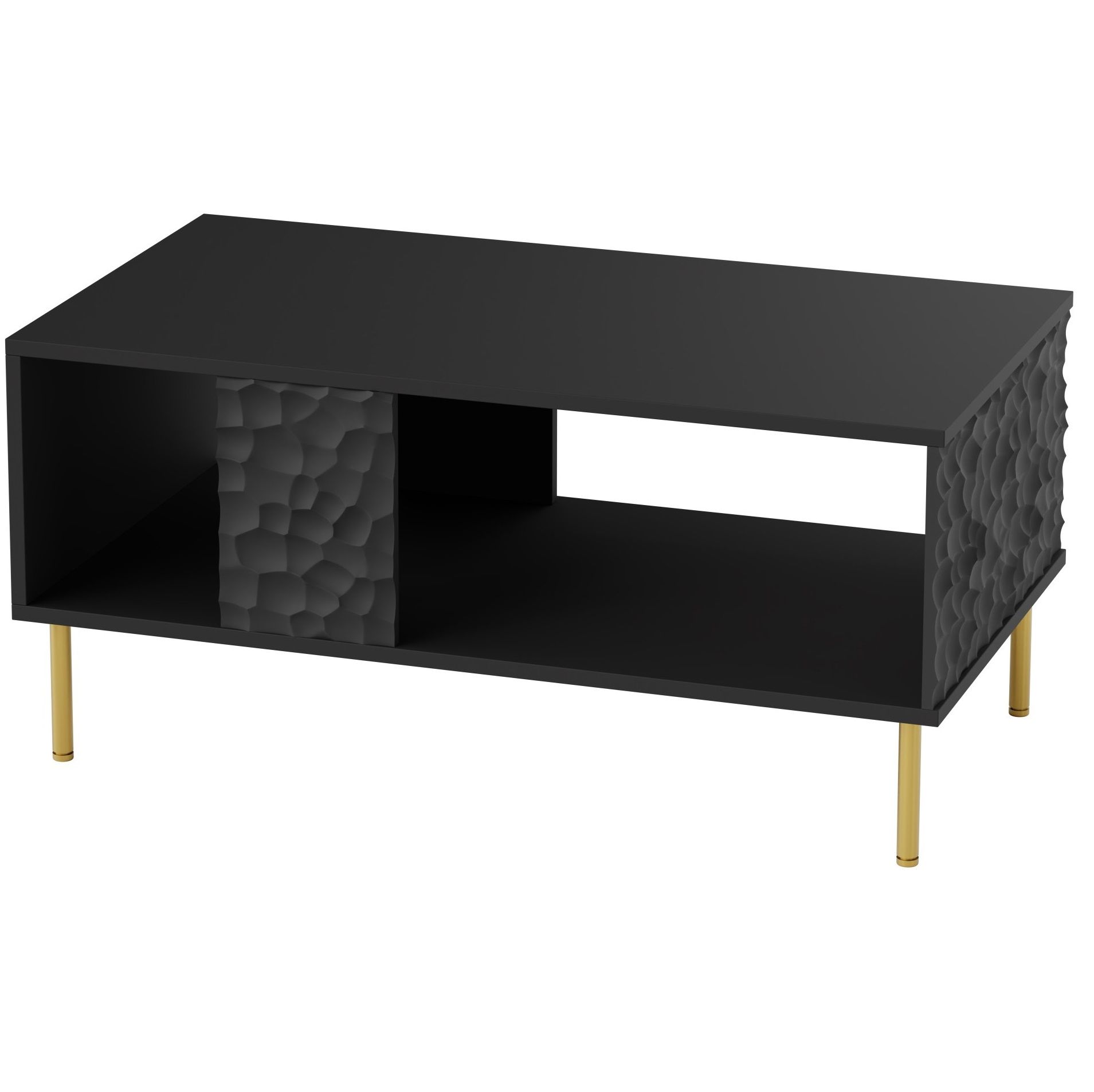 Bullet Salontafel Mat Zwart – Luxe en Compact Design van Home Style