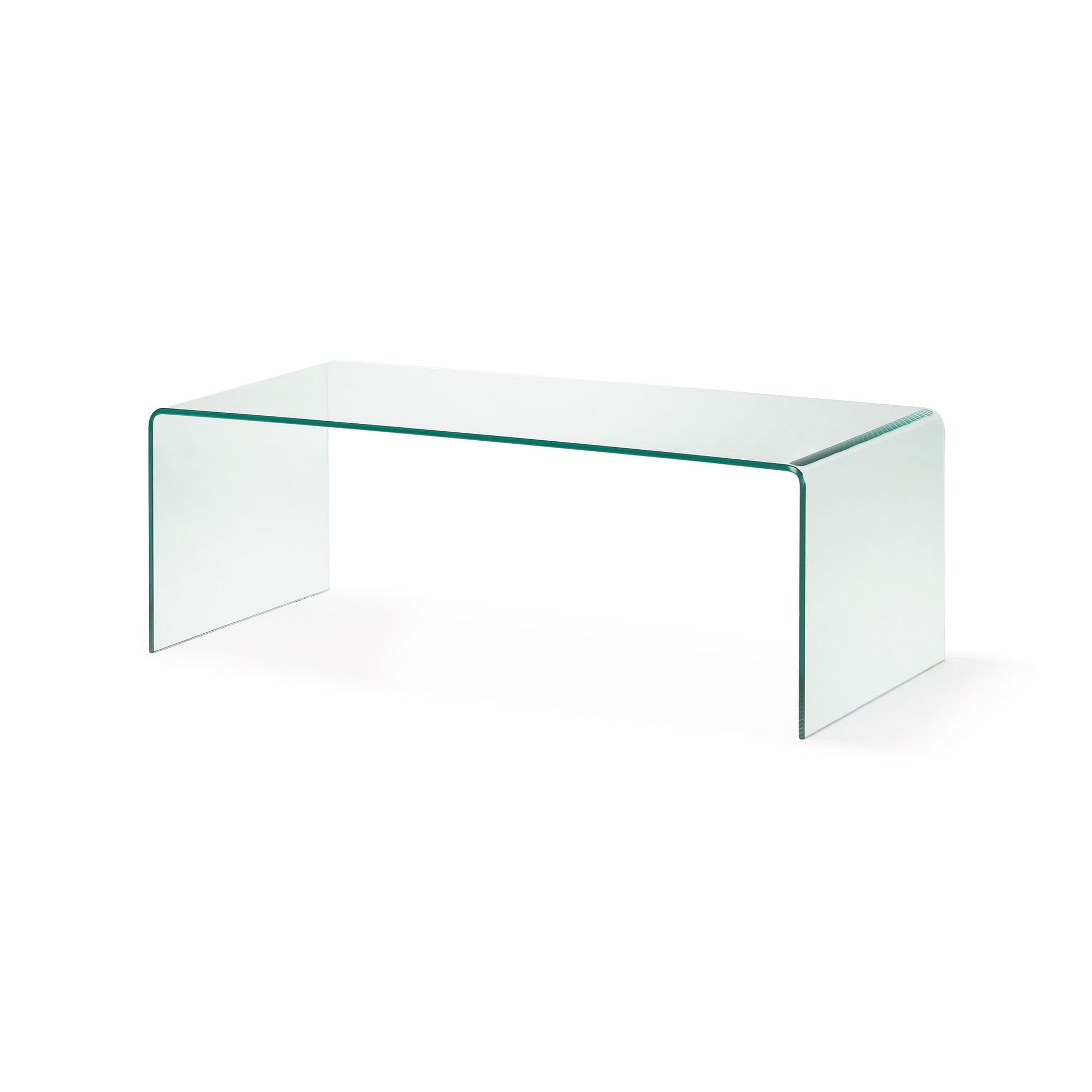 Burano glazen salontafel van Kave Home – Strakke lijnen, helder design
