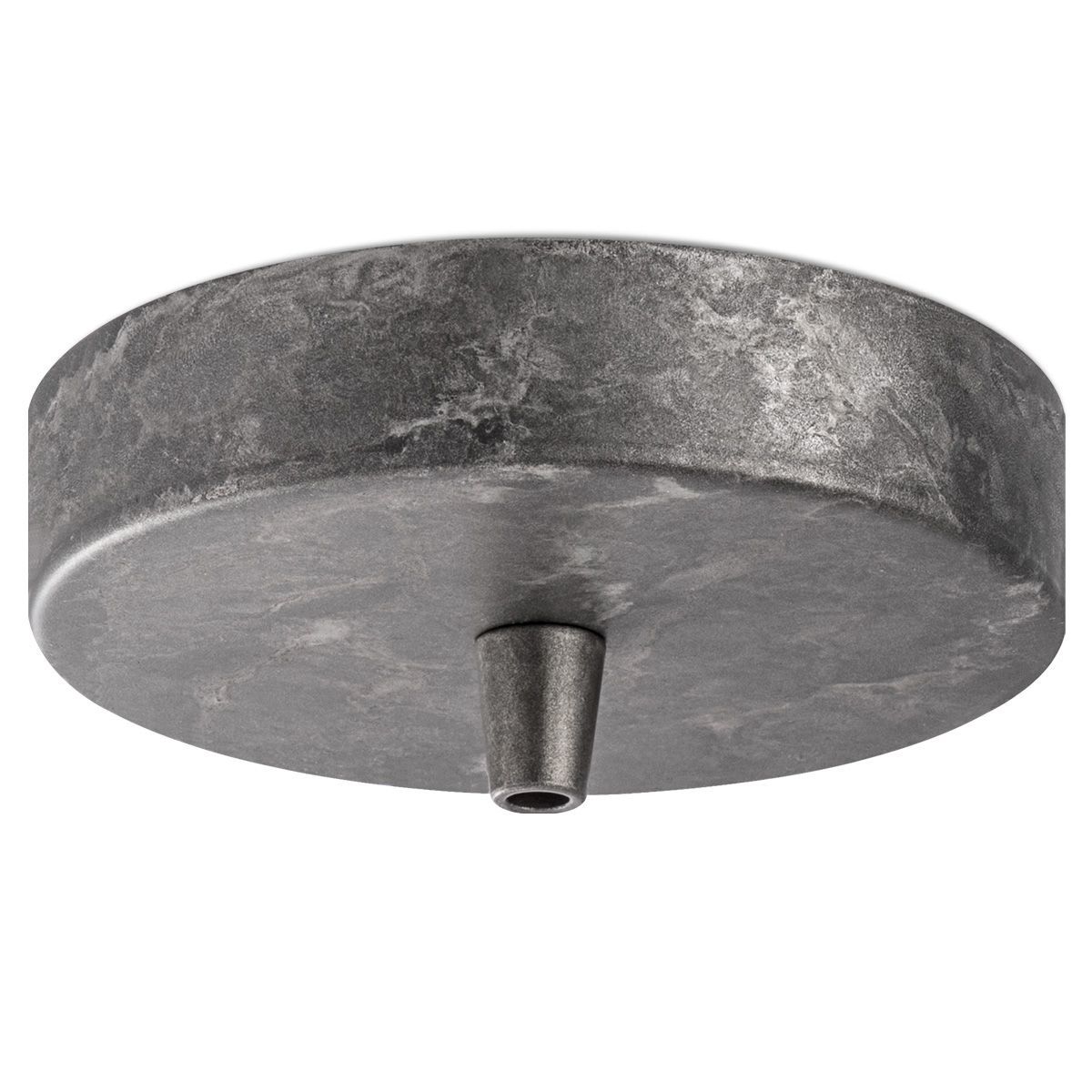 Burned Metal plafondkap – Antraciet‑zwarte finishing voor jouw DIY hanglamp