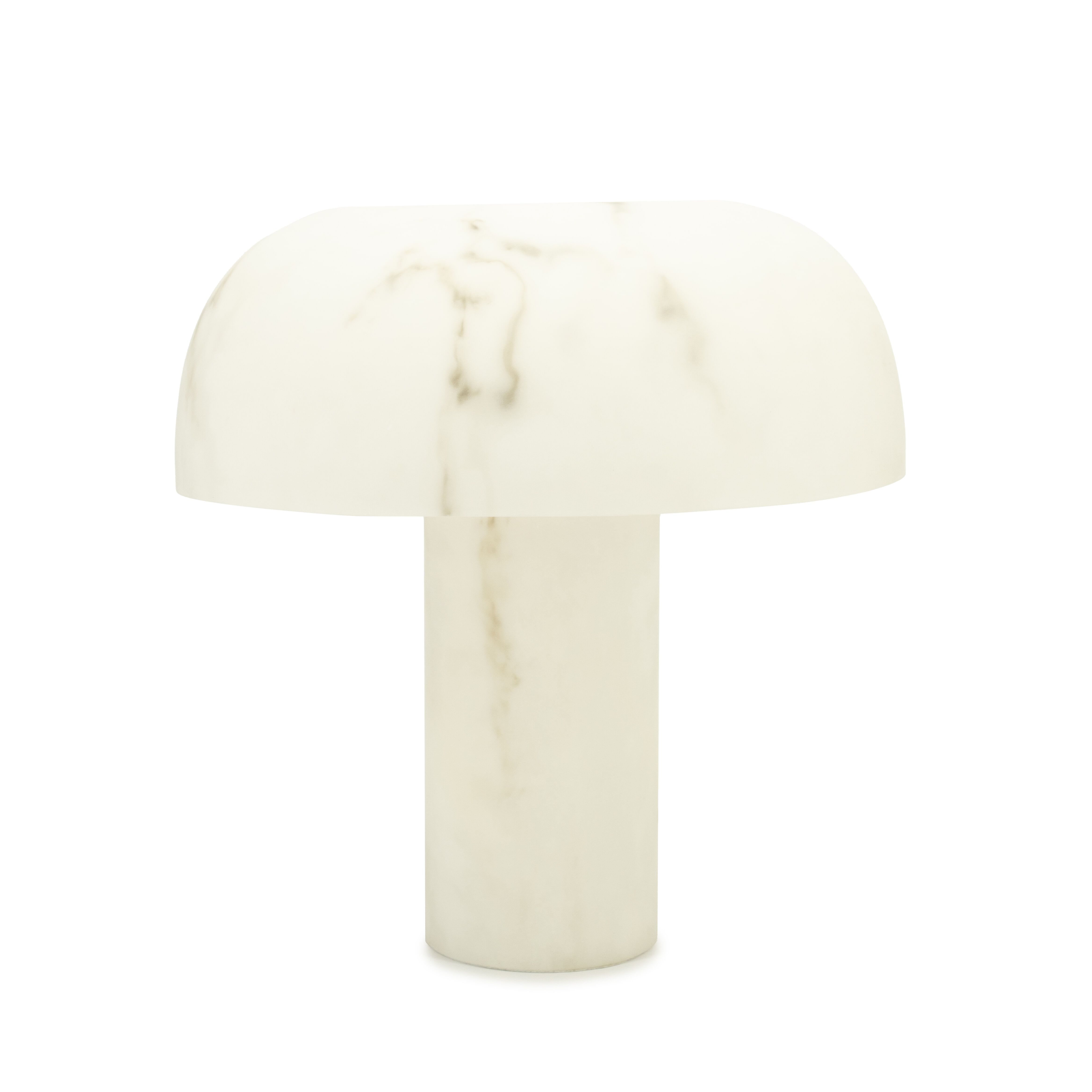 By‑Boo GlowStone Tafellamp – Elegante Witte Resin Lamp voor Sfeervol Licht