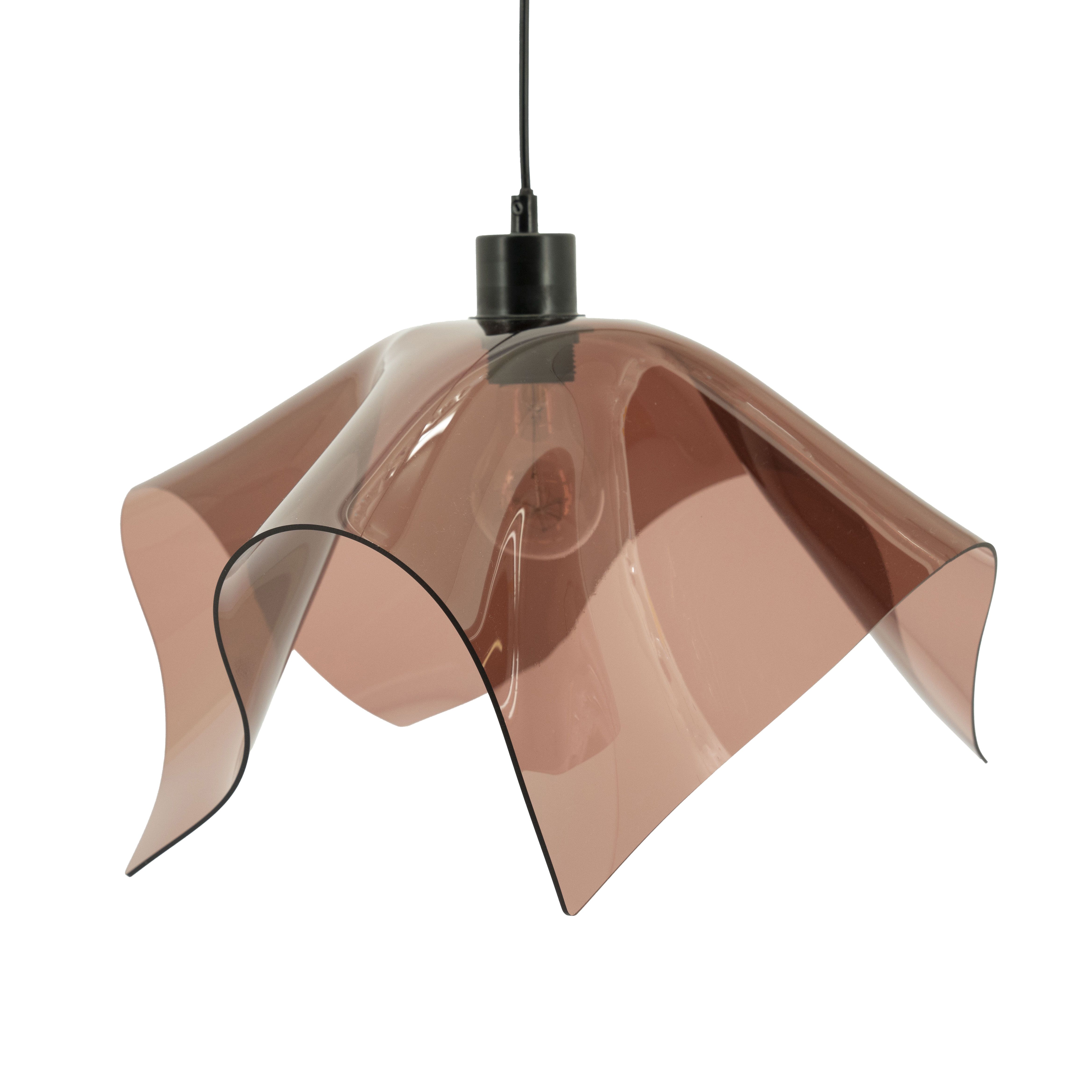 By-Boo Hanglamp Nims Acryl – Modern licht in warme roze tint