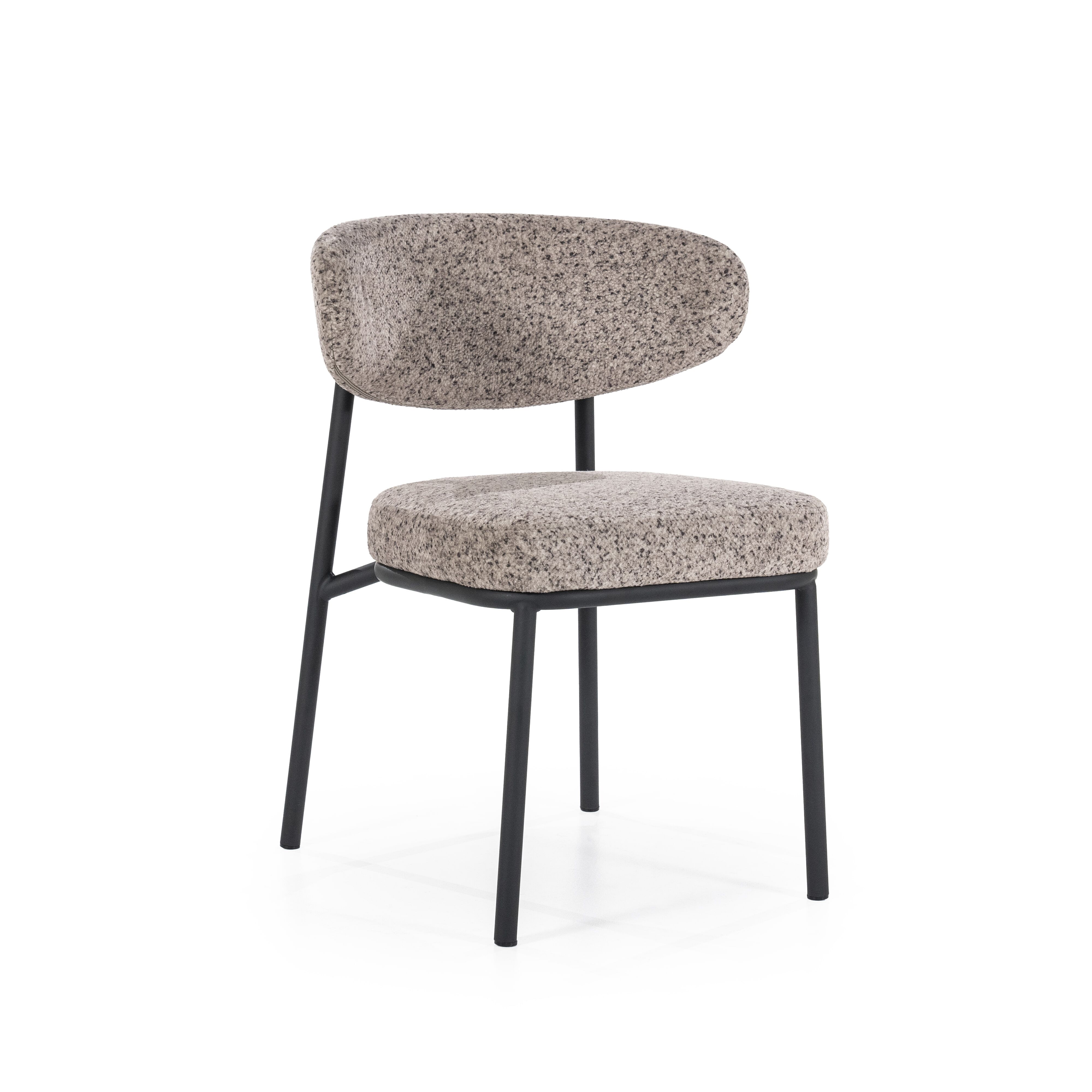 By‑Boo Jari eetkamerstoel – tijdloze taupe stoel voor elk interieur