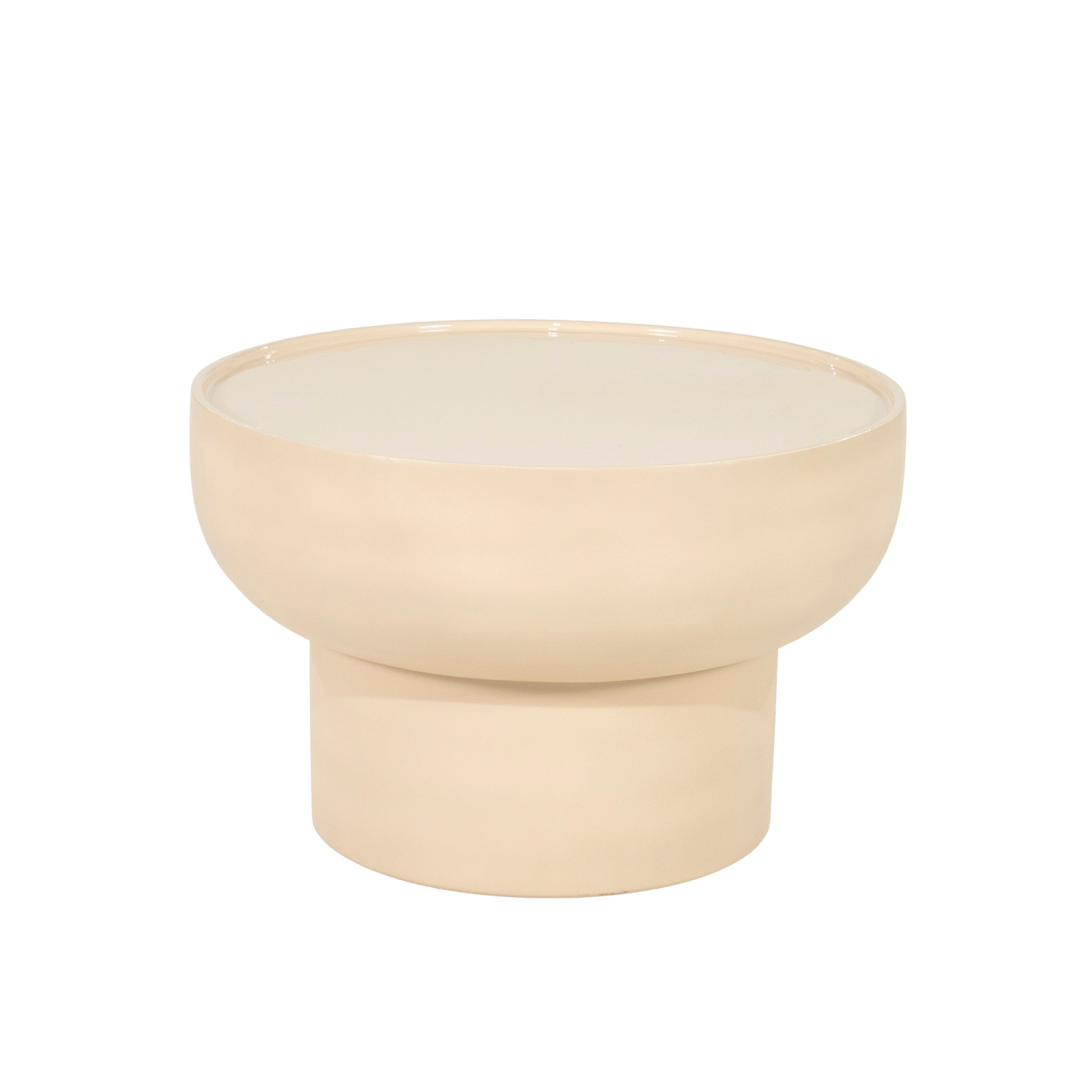 By-Boo Modu Ronde Salontafel 60 cm – Tijdloos Beige Design