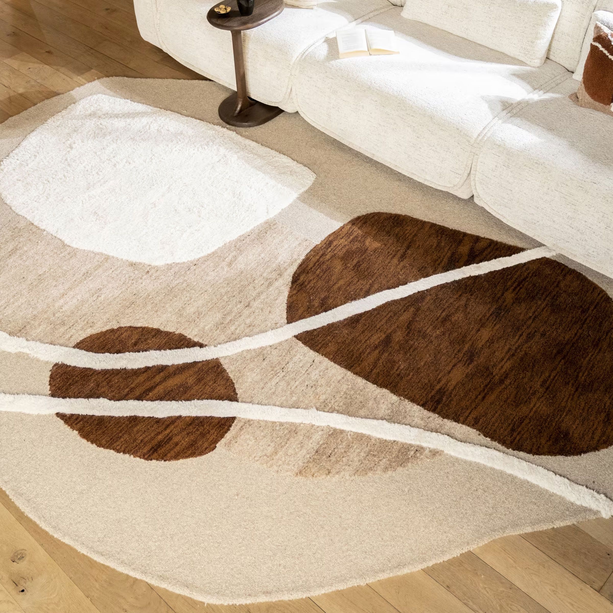 By-Boo Organisch Vloerkleed Ogani – Luxe wollen blijkvanger 240×340 cm
