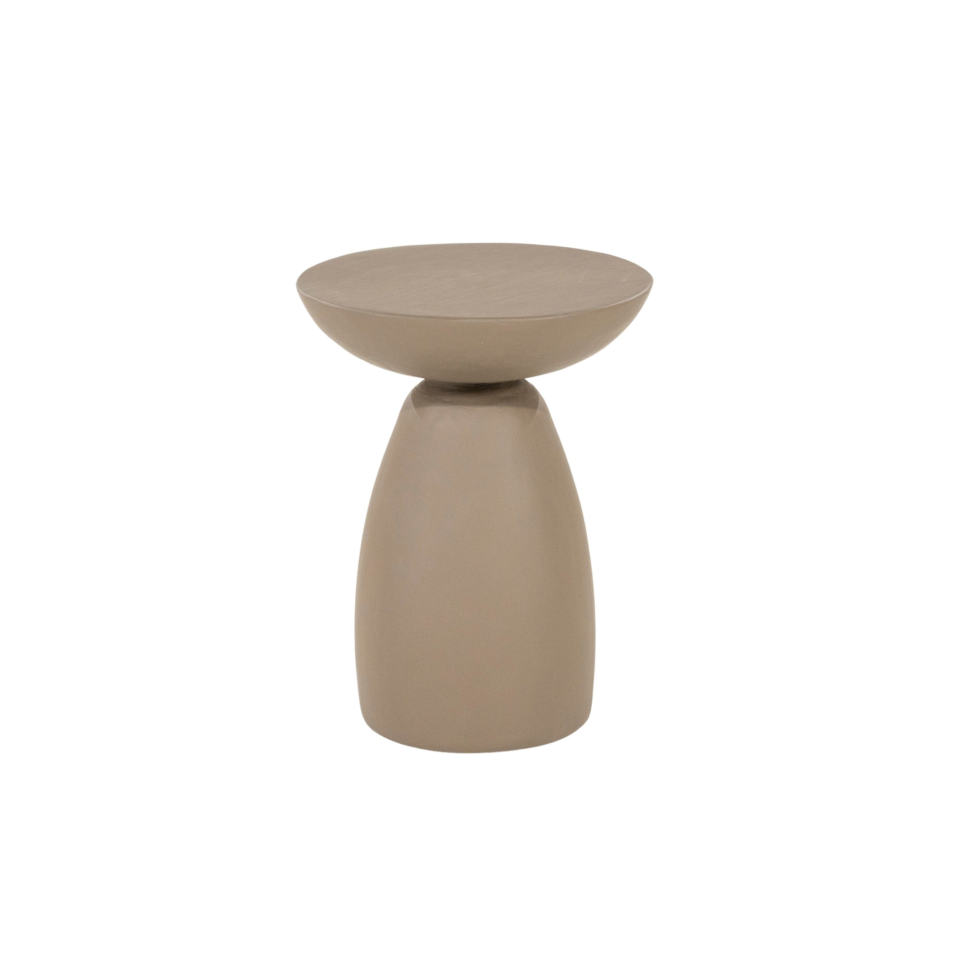 By-Boo Ronde Bijzettafel Canto 35 cm – Donkerbruin