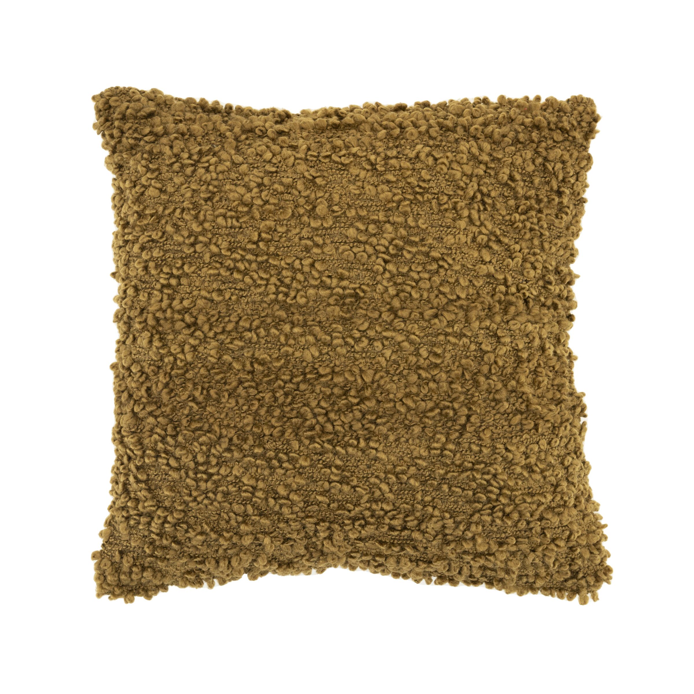 By-Boo Vista Kussen 50×50 cm – Mustard