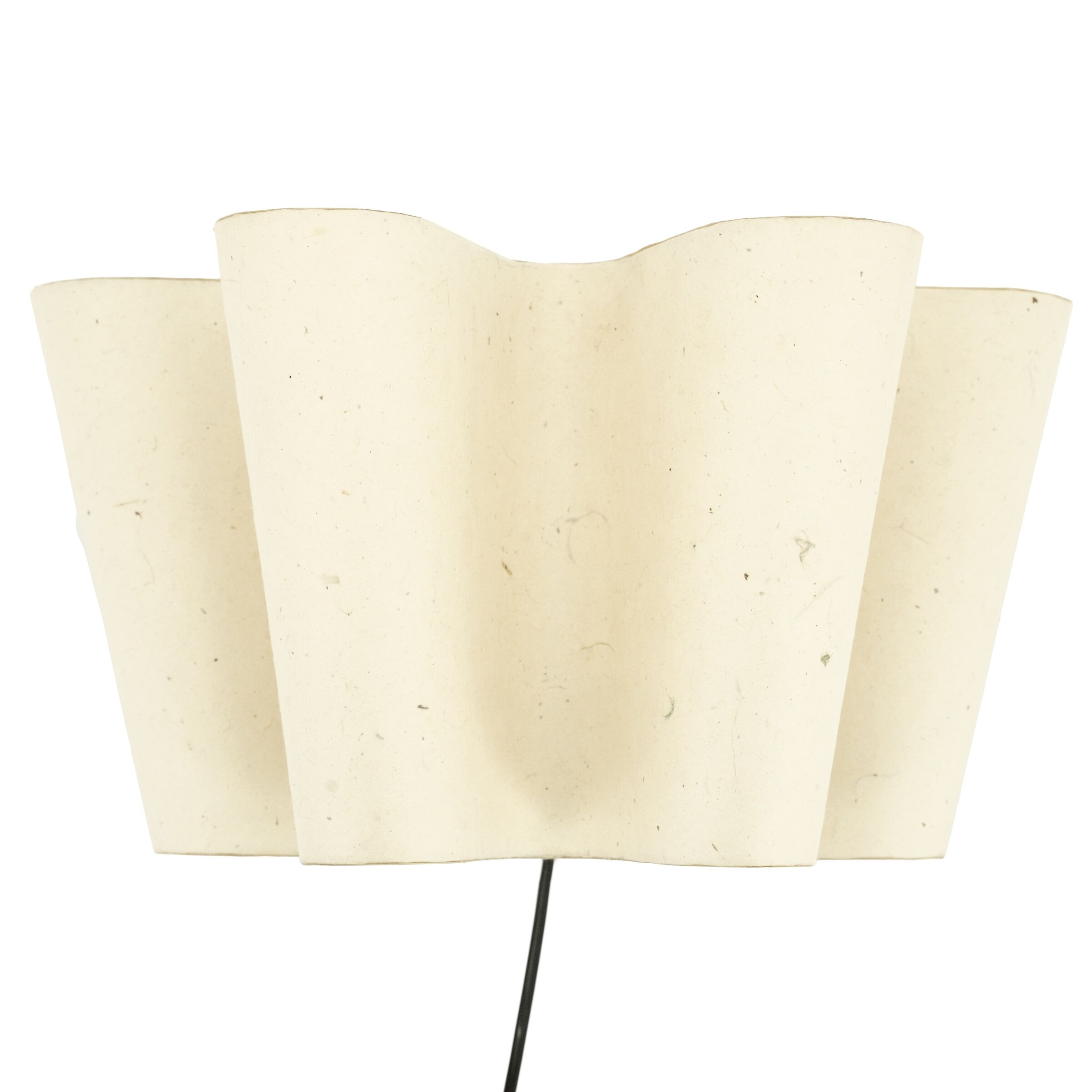 By-Boo Wandlamp Meander – Handgemaakte papieren wandverlichting in natuurlijke beige