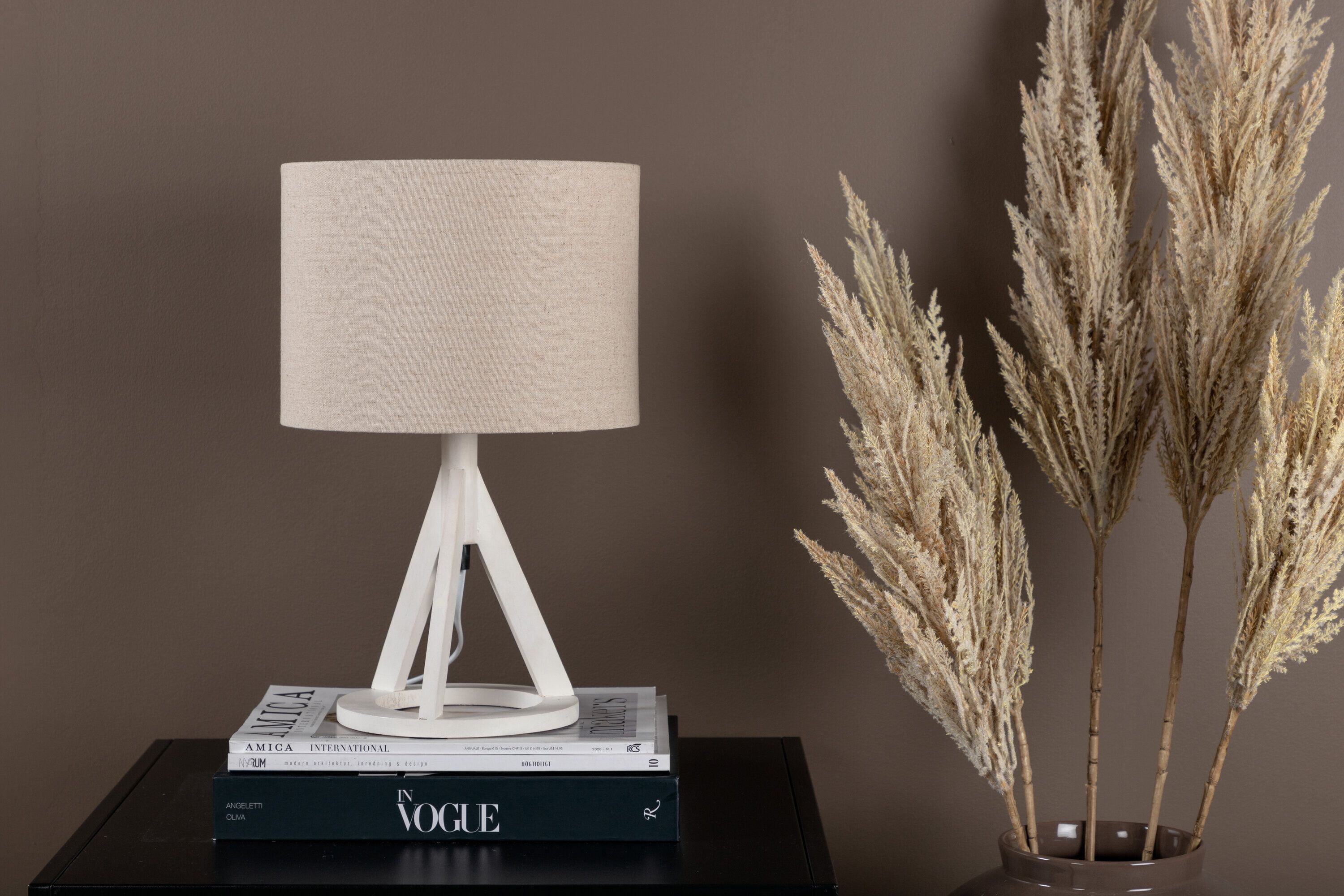Callahan Linnen Tafellamp – Moderne Elegantie in Beige voor elk Interieur