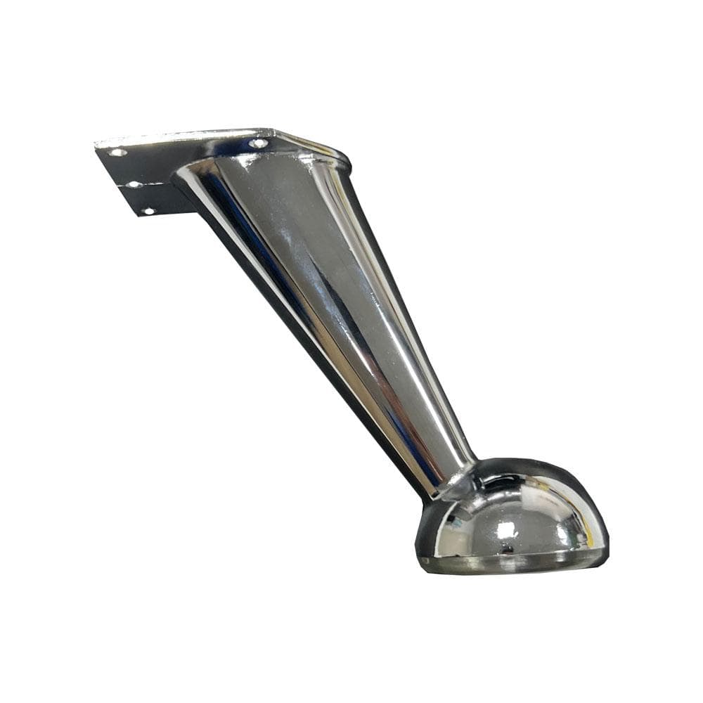 Chroomkleurige conische stalen meubelpoot – 5 × 14 cm, 12,5 cm hoog