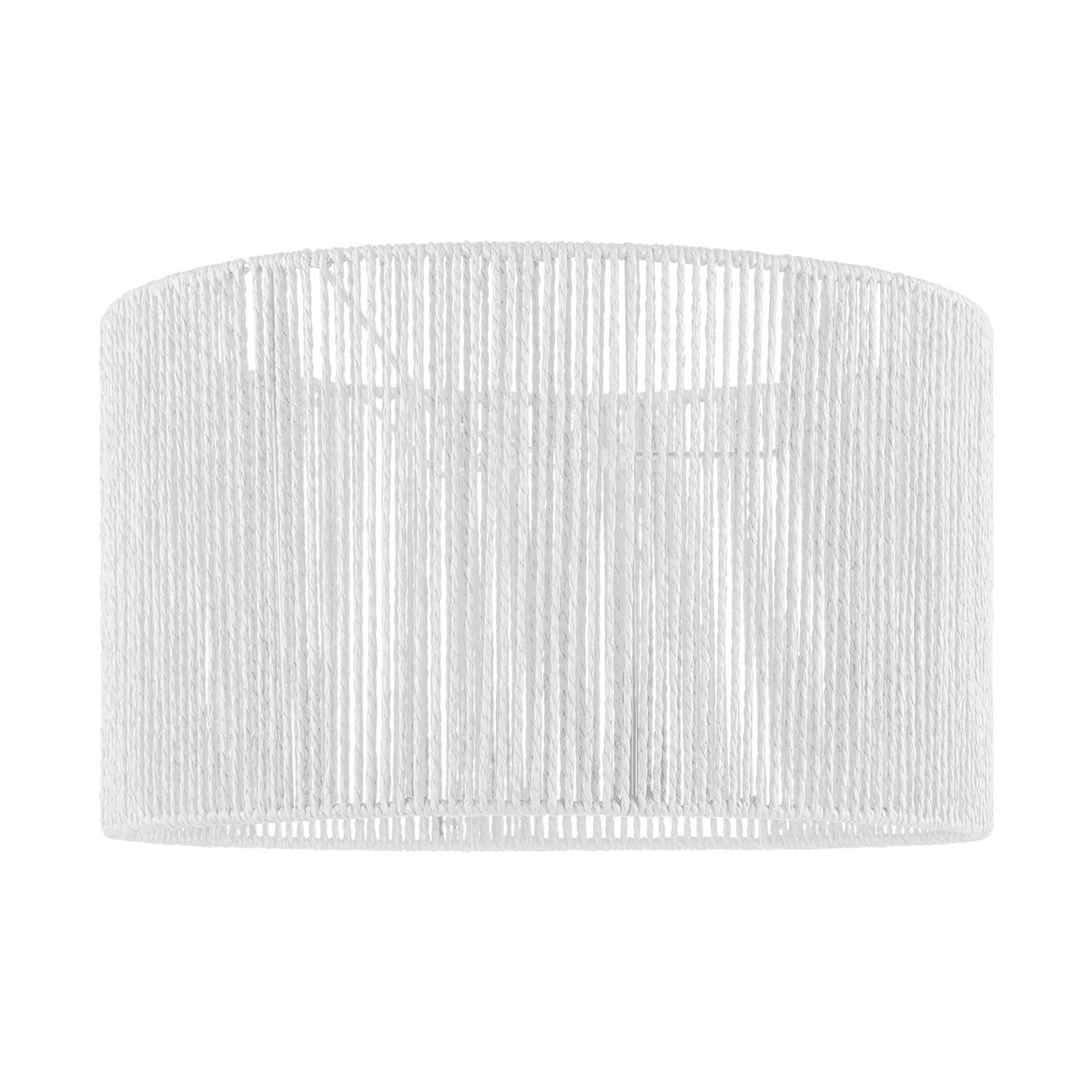 Cilindrische Witte Papieren Lampenkap voor Vloerlamp – Modern & Handgeweven