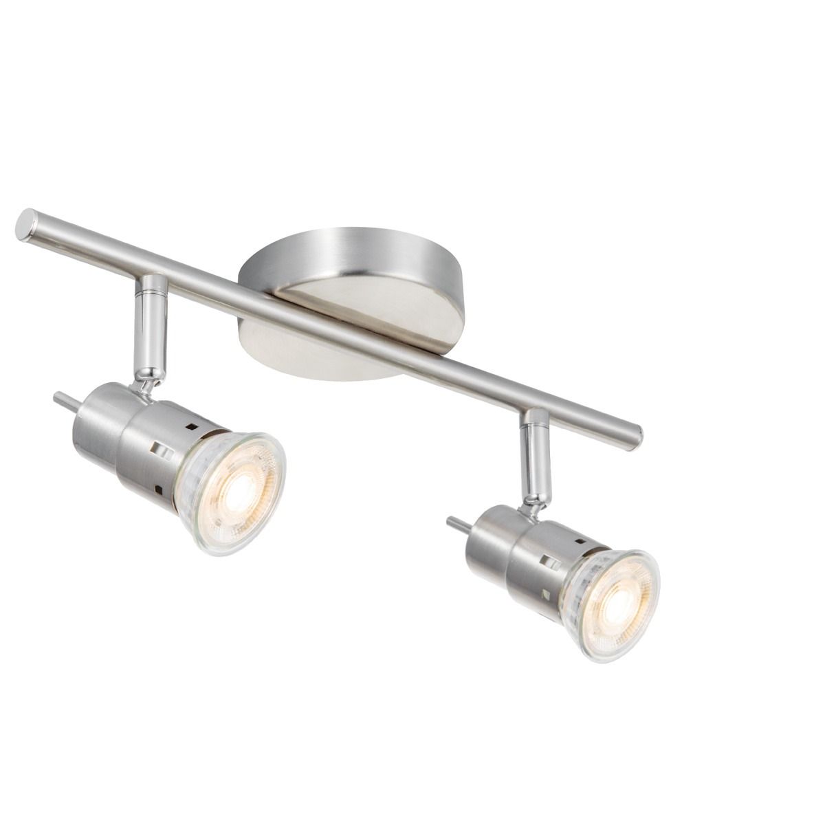 Cilindro 2L LED Opbouwspot – Mat Staal, 32 cm, Verstelbaar Licht