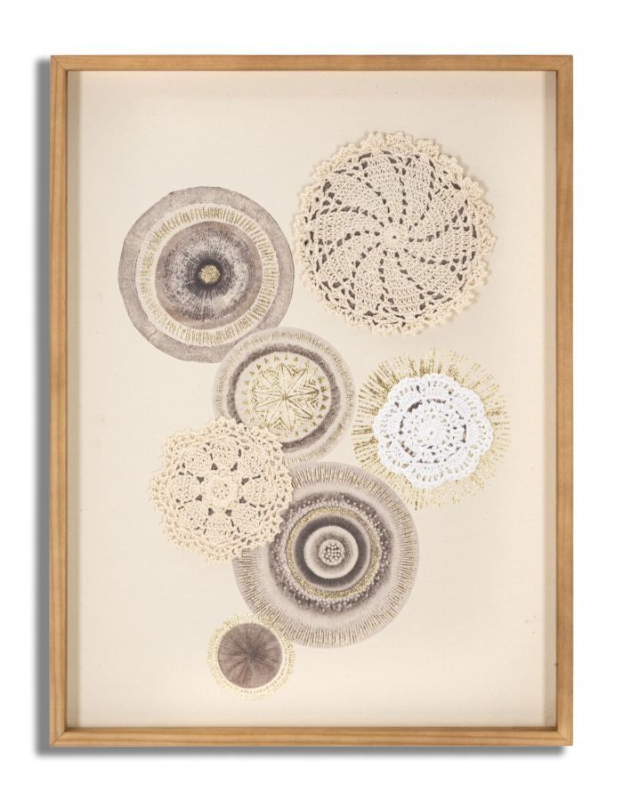 CirclY Wanddecoratie met Applicatie – Moderne Sfeer in 45×3,2×60 cm