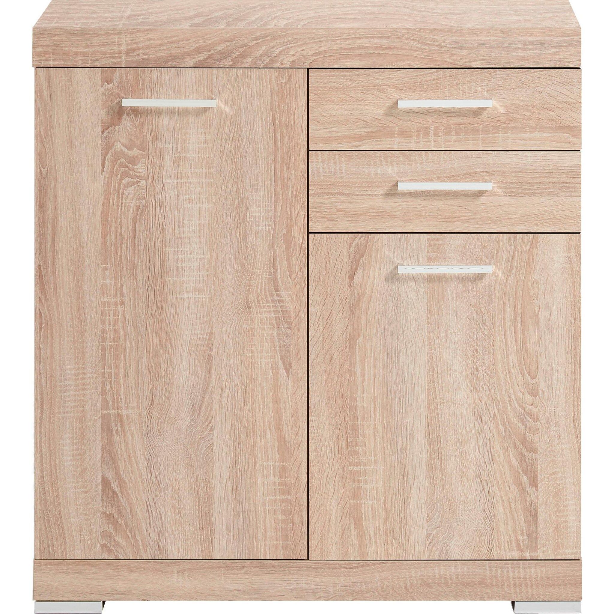 Commode Bristol 2 – Slanke eiken opbergkast van 90 cm, Duits vakmanschap
