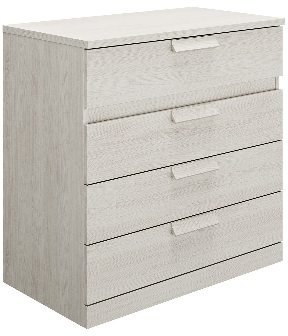 Commode Cyrus 81 cm – stijlvol opbergen in gekalkte esdoorn