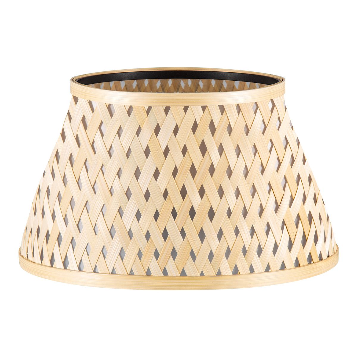 Conische Bamboo Lampenkap Beige – Boheemse Stijl voor Tafellamp en Hanglamp