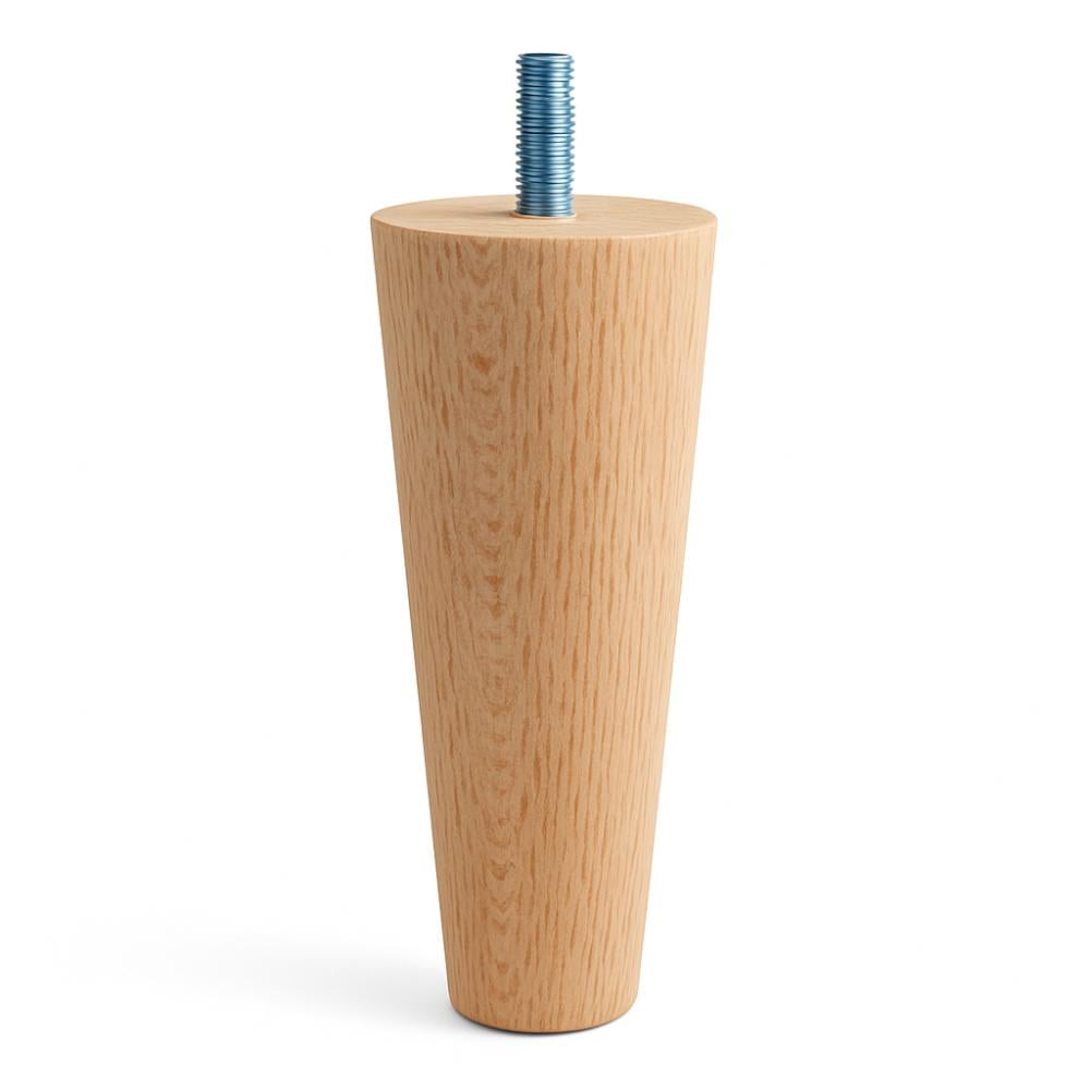Conische meubelpoot Ø 5 cm – Massief hout – Furniture Legs Europe