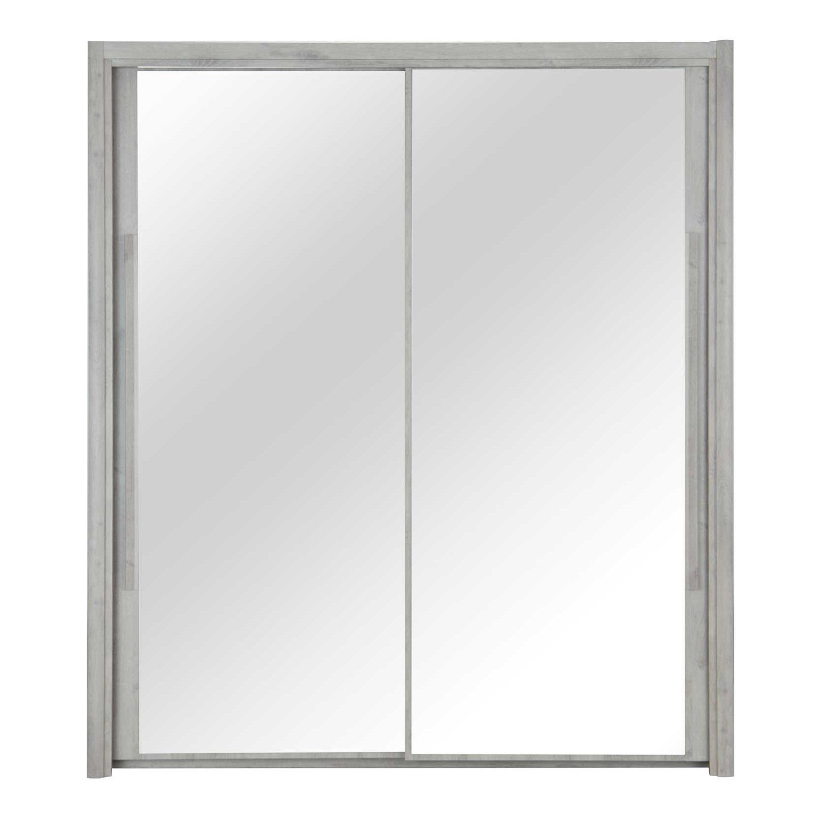 Cyrus Kledingkast 199 cm – Grijs eiken, stijlvol en functioneel