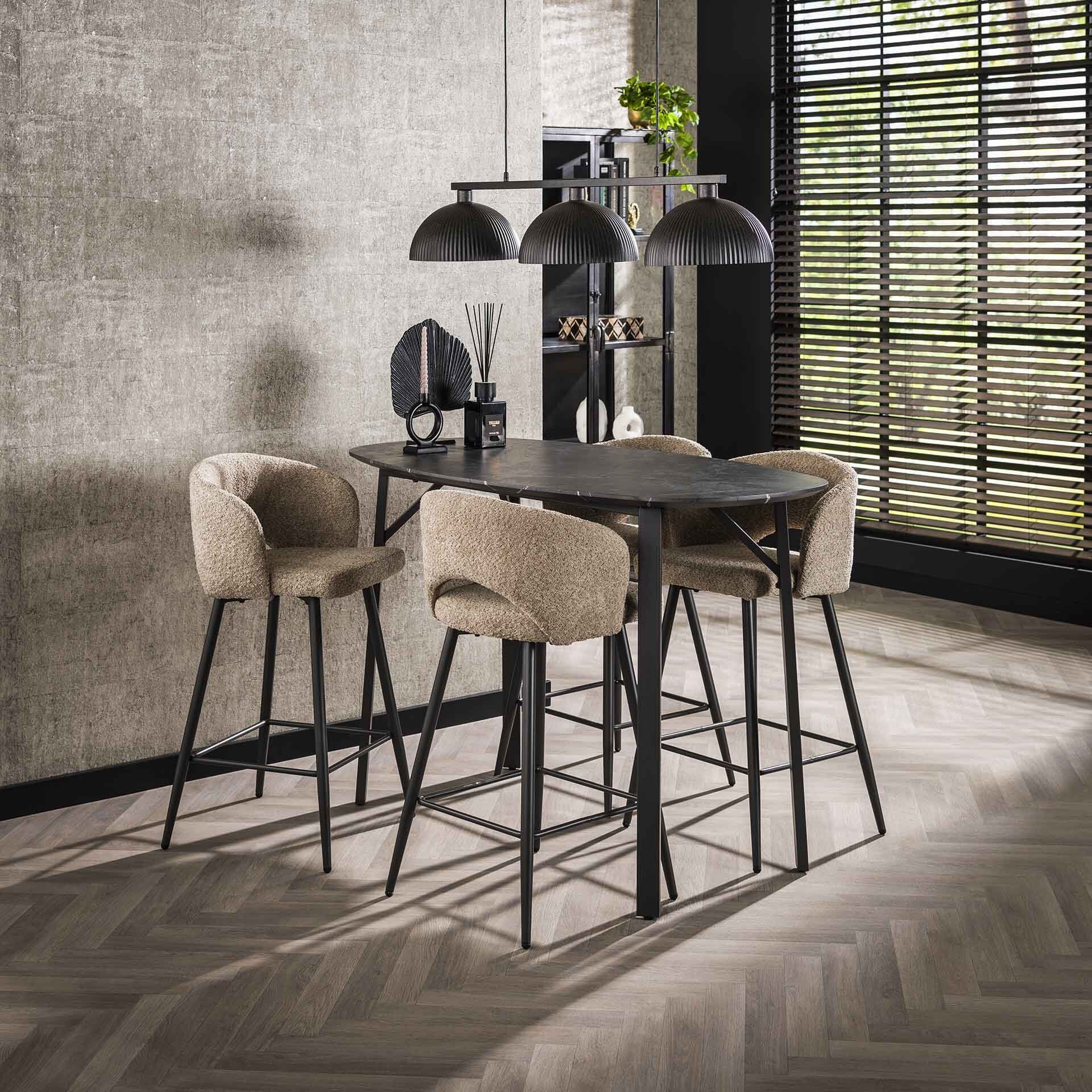 Deebora Ovale Bartafel – Luxe Keramieklook van LifestyleFurn