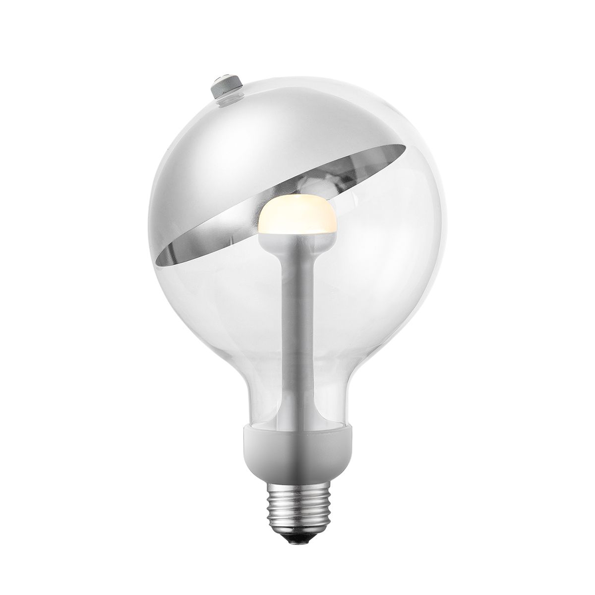 Design LED Light Move Me – Zilveren G120 Sphere, dimbaar en verstelbaar