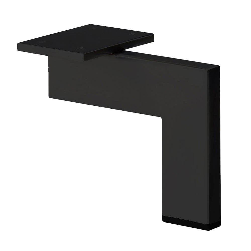 Design Stalen Meubelpoot Zwart – 14 cm Hoog, 1,5 cm Breed (Furniture Legs Europe)