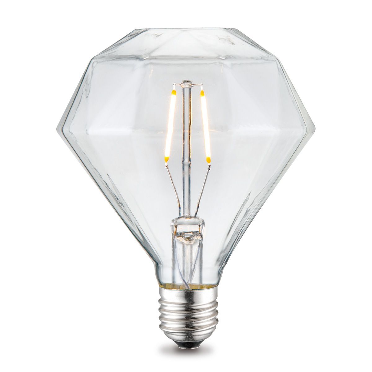 Diamond Vintage LED filamentlamp – Retro design, warm wit licht en dimbaar