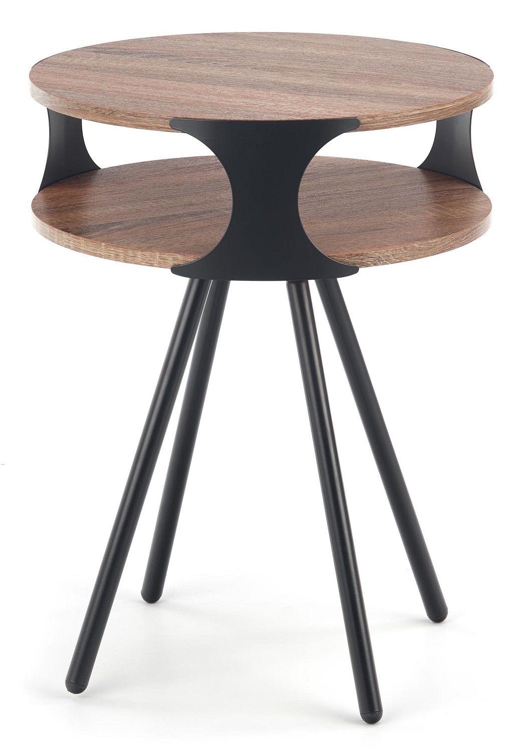 Donker Sonoma Eiken Bijzettafel Kirby – Compact en Stijlvol 45x60x45 cm