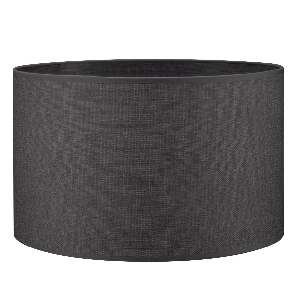 Donkergrijze Handgemaakte Canvas Lampenkap 35 cm – Stijlvol & Veilig