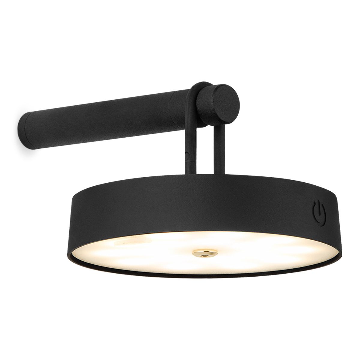 Draadloze oplaadbare LED‑wandlamp in warm wit – strak, flexibel en sfeervol