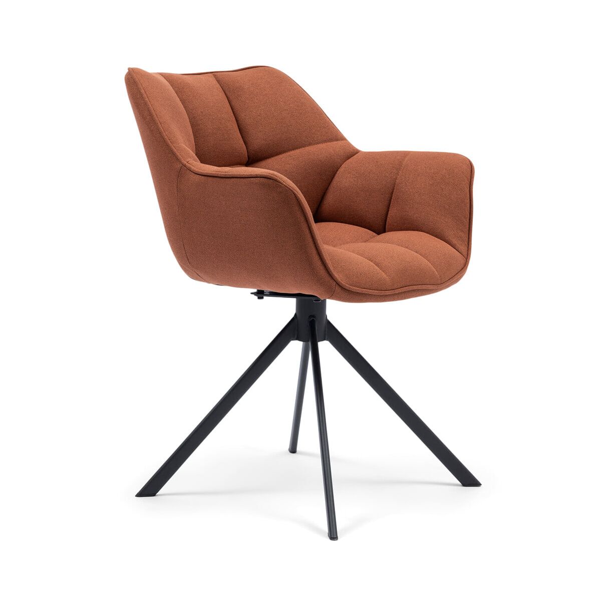 Draaibare Eetkamerstoel Carnaby in Autumn Brown – Rivièra Maison