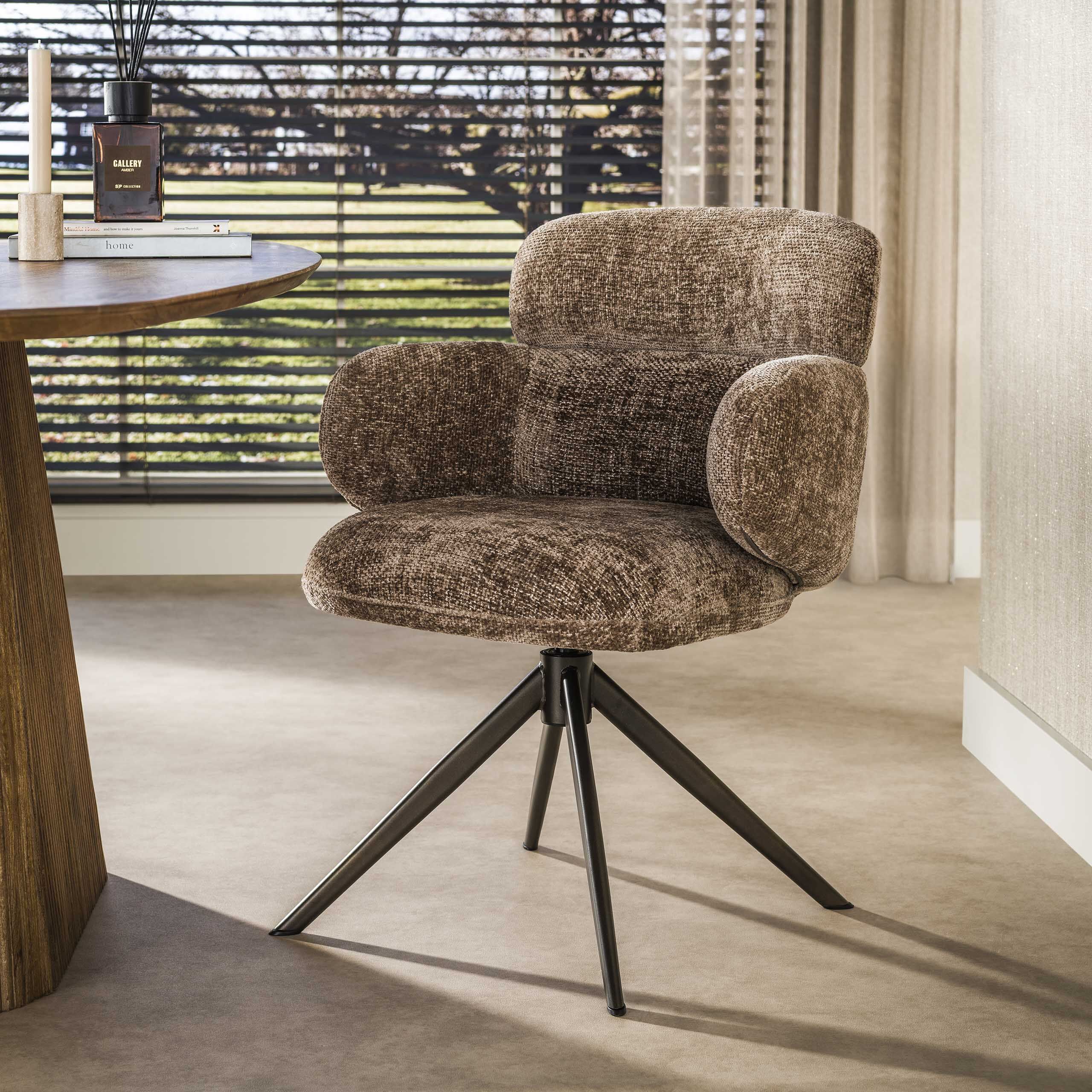 Draaibare Eetkamerstoel Champagne – LifestyleFurn