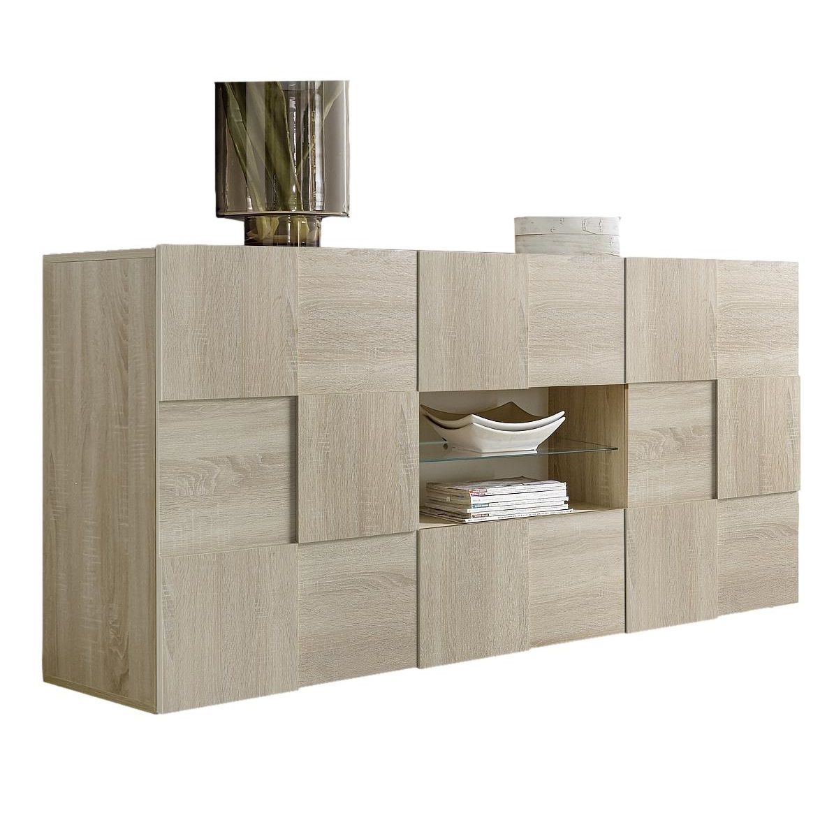 Dressoir Dama 181 cm – stijlvol sonoma eiken opbergmeubel