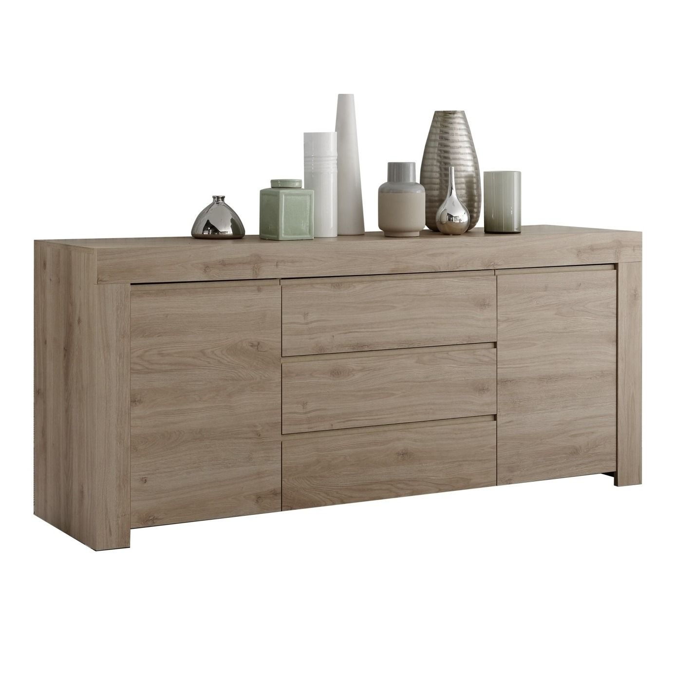 Dressoir Firenze 184 cm in Cadiz eiken – stijlvol Italiaans design voor elke woonruimte