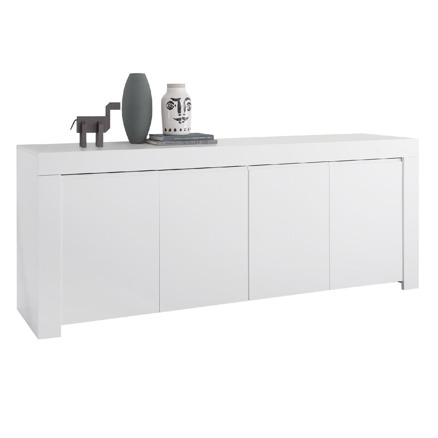 Dressoir Firenze 210 cm – Strak, wit en veelzijdig opbergmeubel