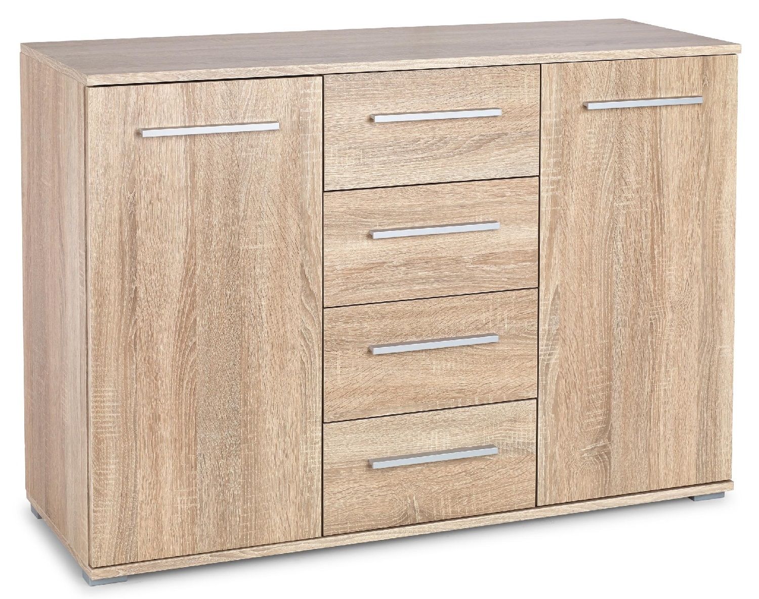 Dressoir Lima – Strak sonoma eiken voor een lichte woonkamer