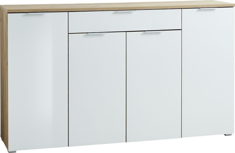 Dressoir Telde 180 cm – Navarra eiken & wit, modern opbergen met stijl