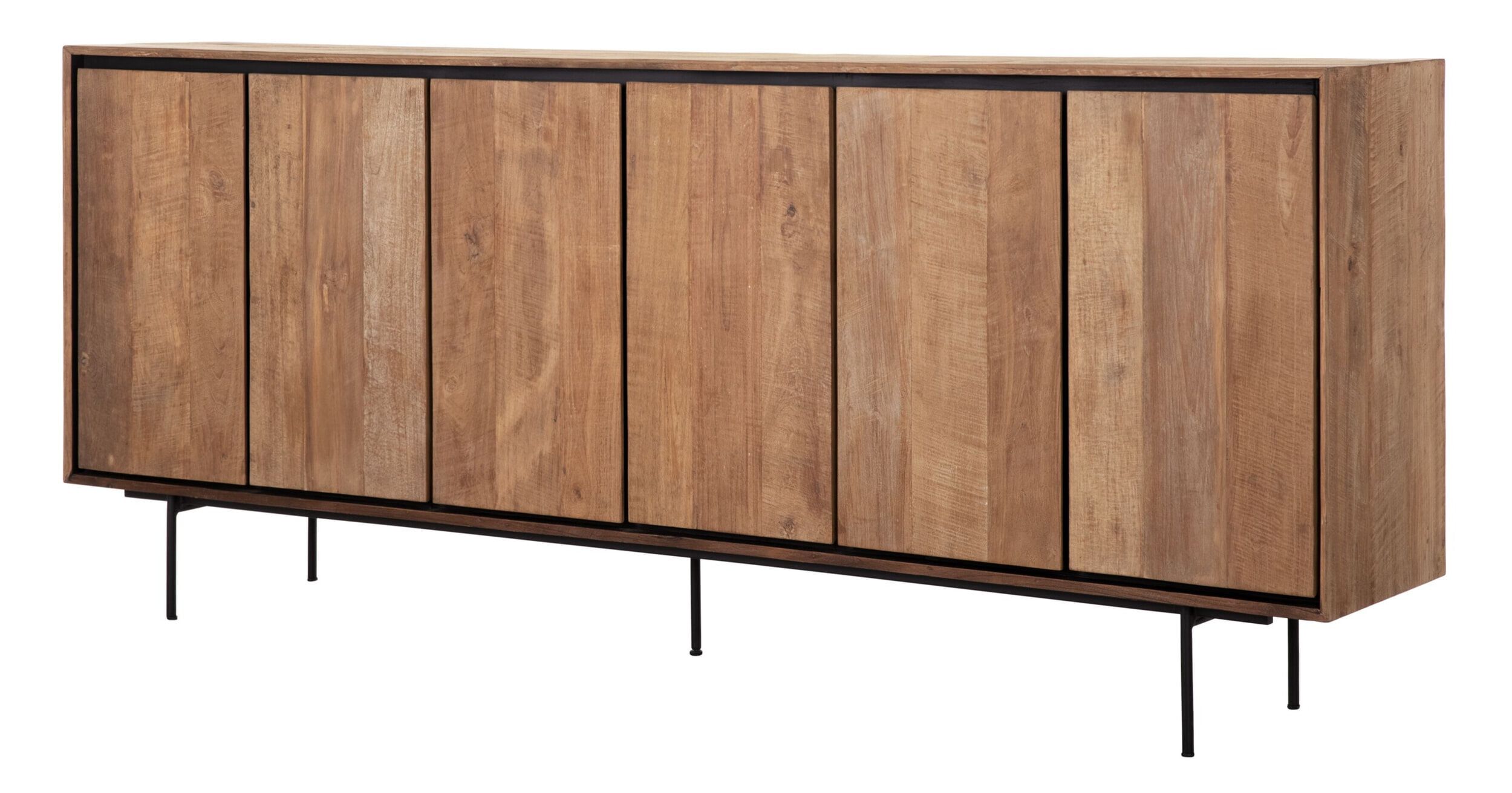 DTP Home Metropole Dressoir in Gerecycled Teakhout – 220 cm Breed en Stijlvol Bruin