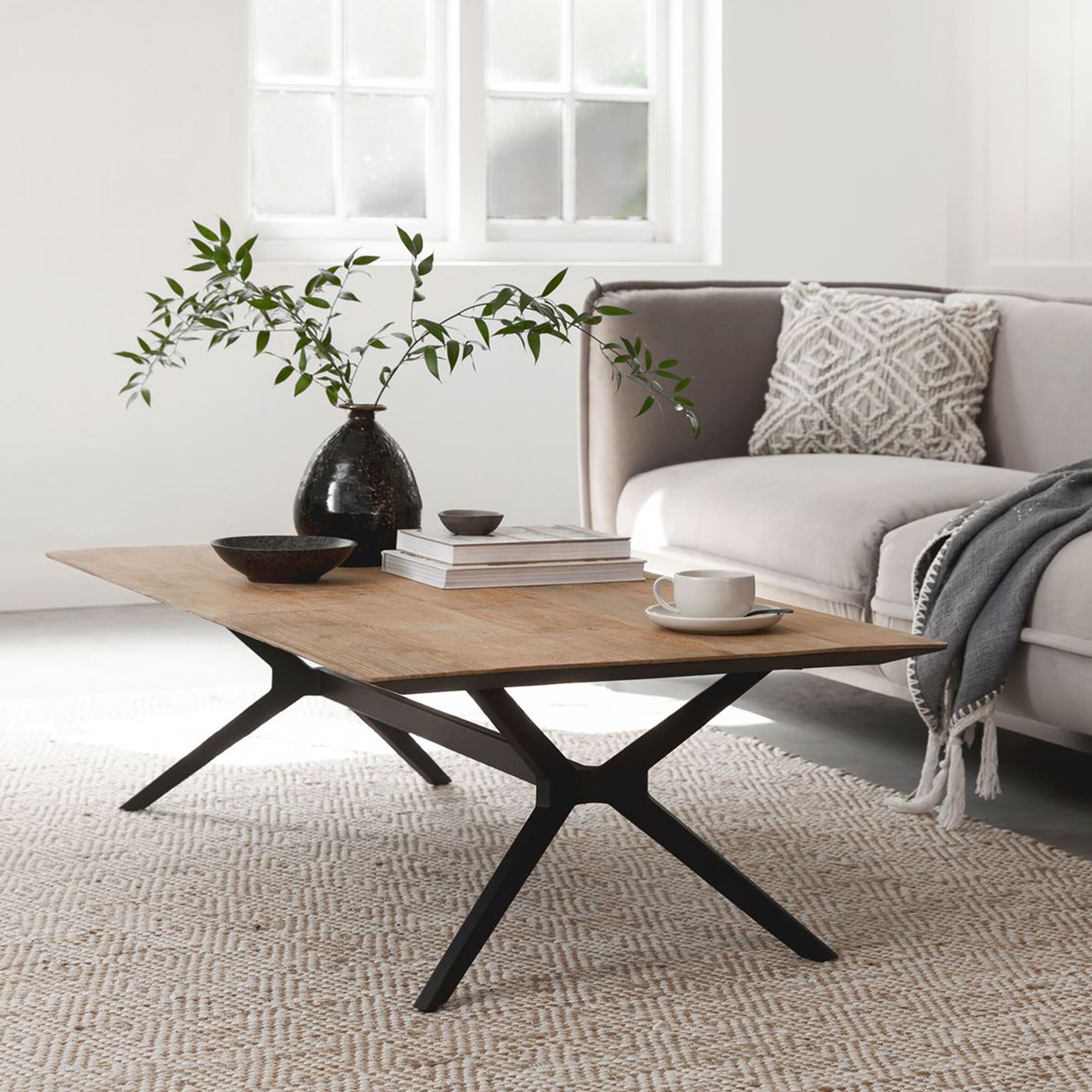 DTP Home Metropole salontafel – natuurlijke charme in teakhout