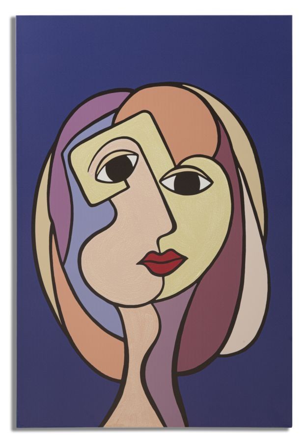 Dubbelzijdige Wanddecoratie – Groot Formaat 80 × 120 cm van Mauro Ferretti