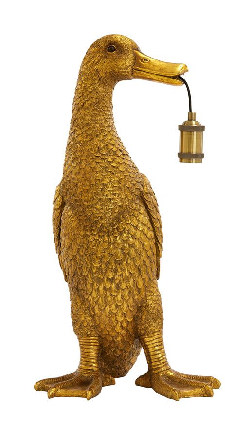Duck Tafellamp in Antiek Brons – Elegant Design van Light & Living