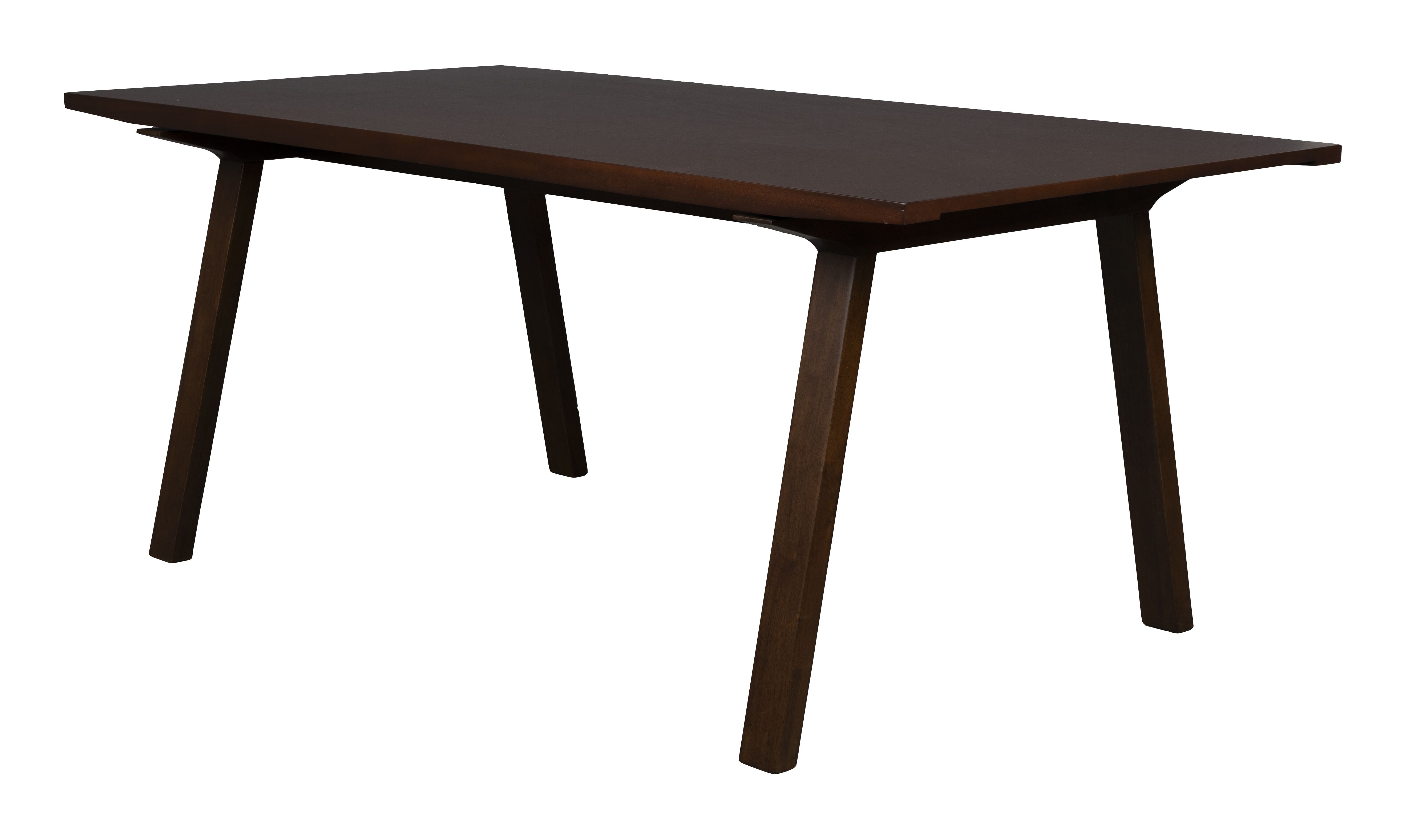 Dutchbone Adamello eettafel 180 × 95 cm – warme walnootkleurige fineer