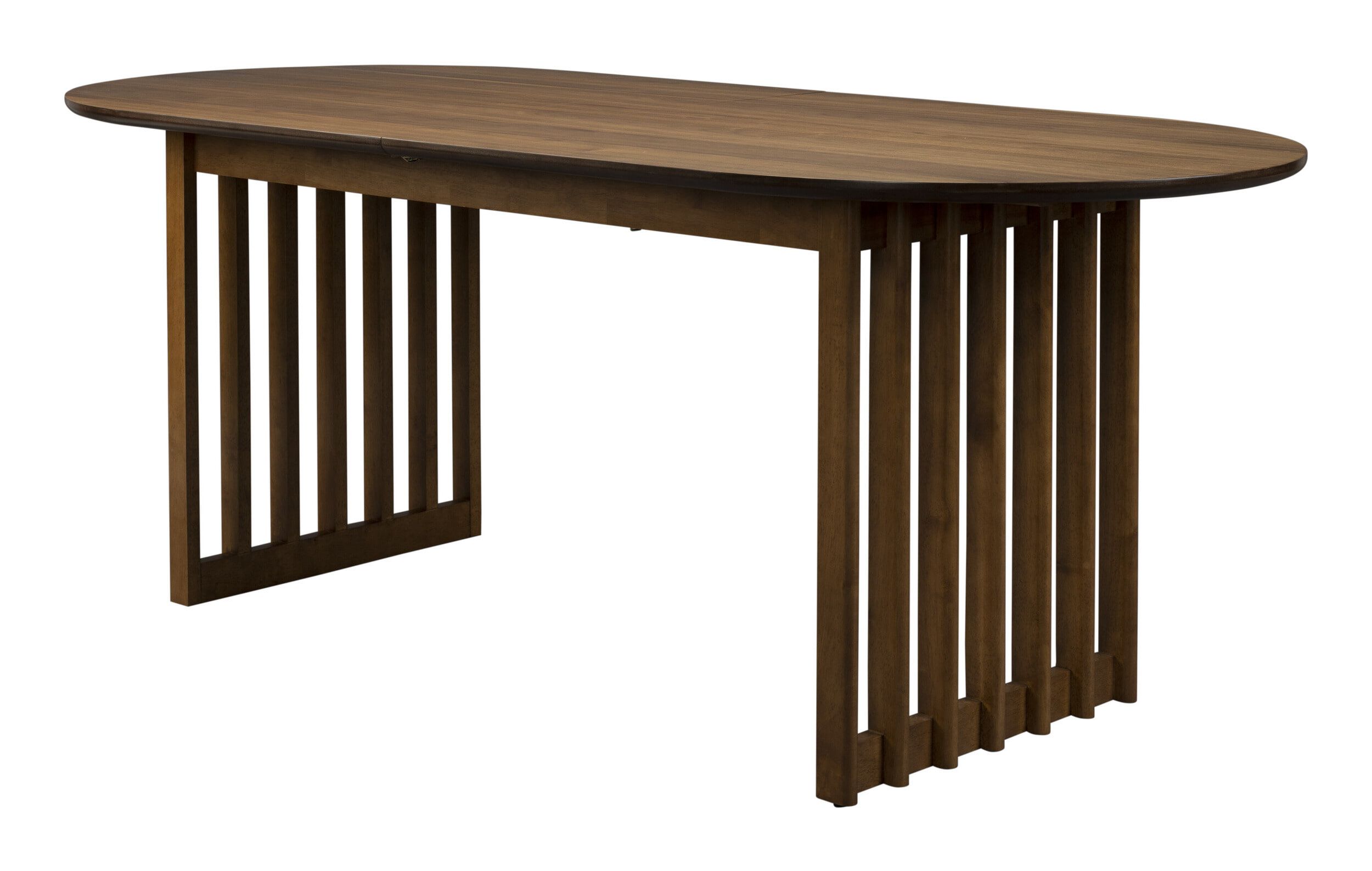 Dutchbone Barlet – Uitschuifbare eettafel in warm walnootfineer