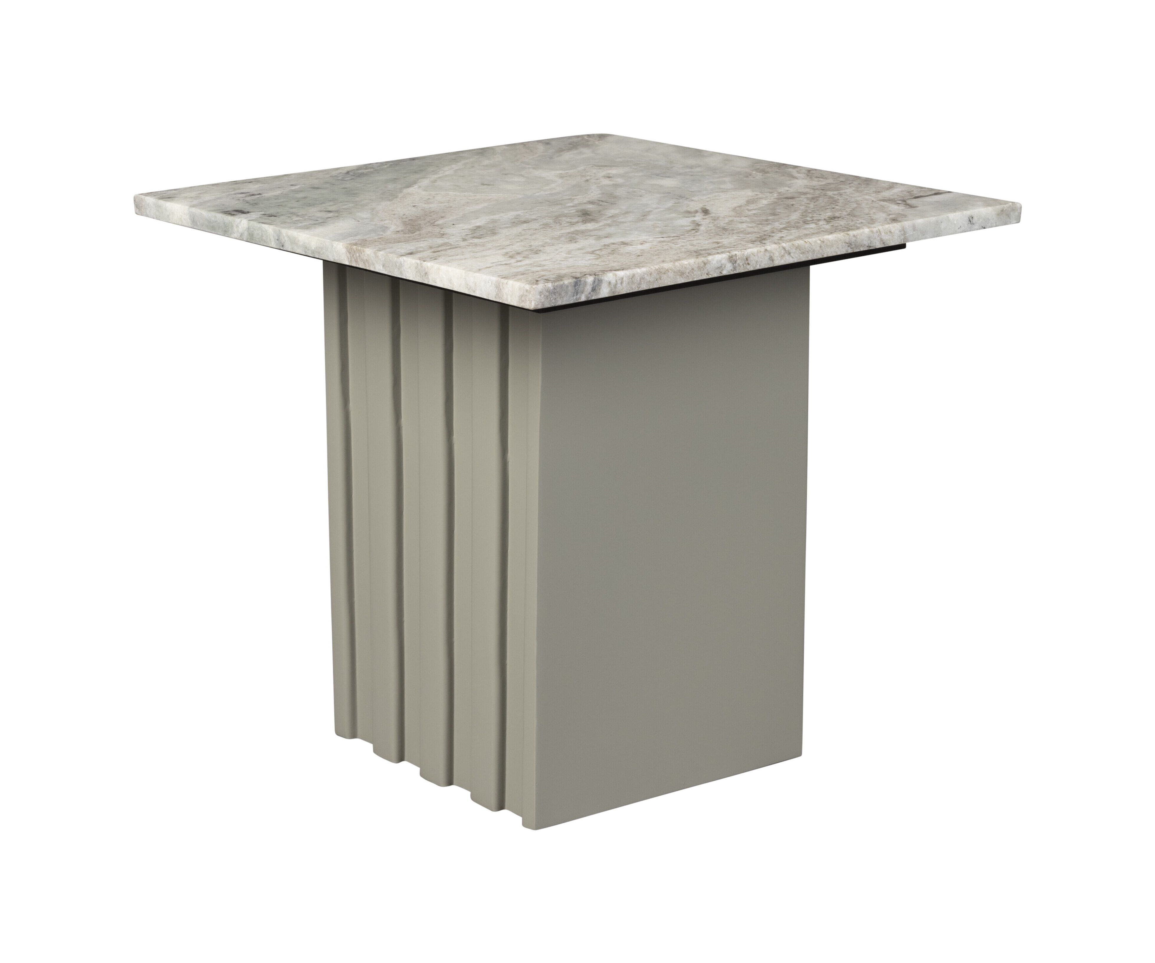 Dutchbone Clayton Marmeren Bijzettafel 40 cm – Strak & Warm Design